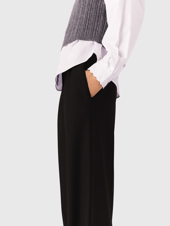 Pantalón de traje ancho