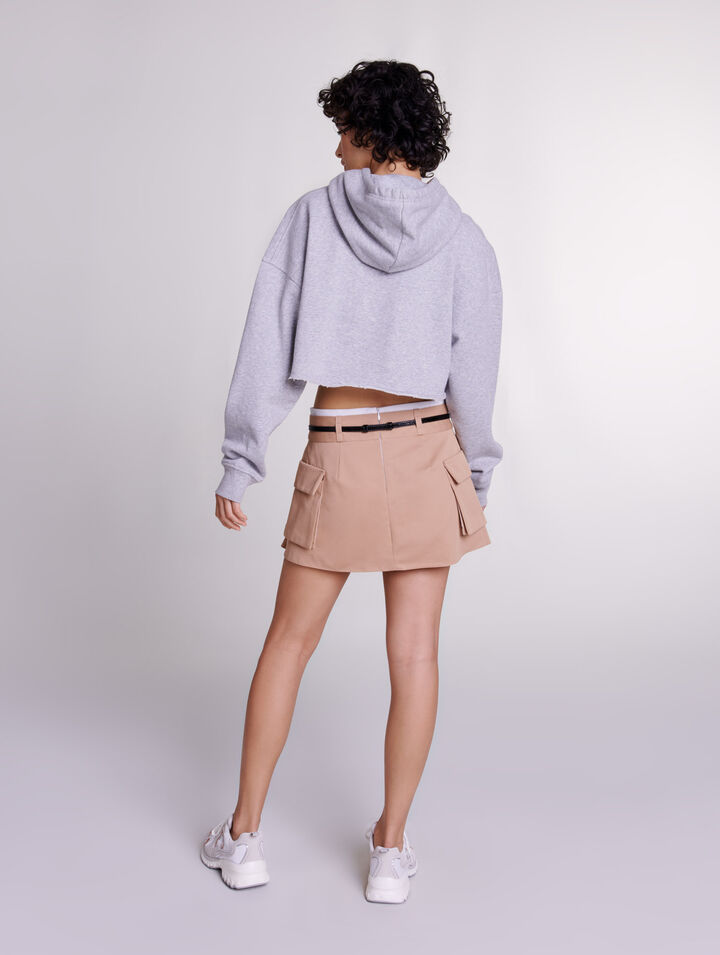 Sudadera crop Saint Honoré