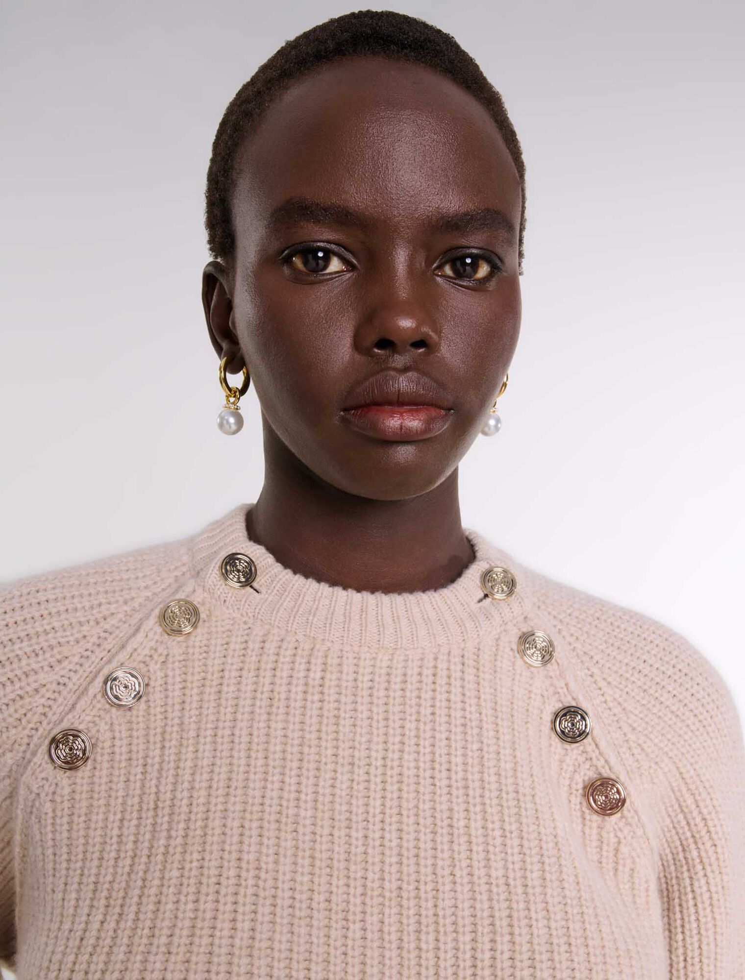 Jersey de canalé de lana