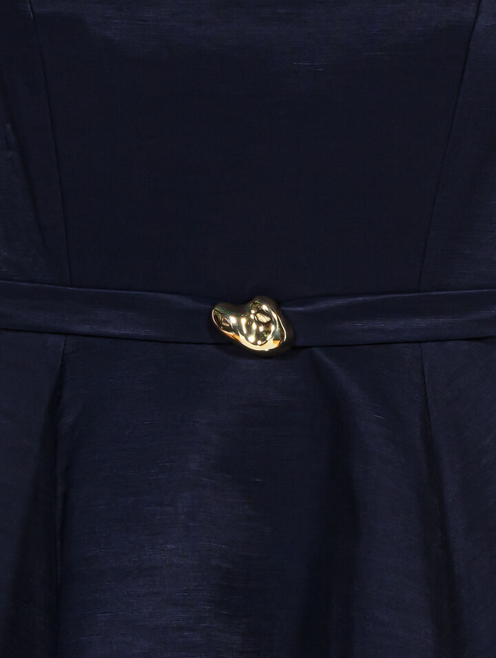 Vestido acampanado de tirantes