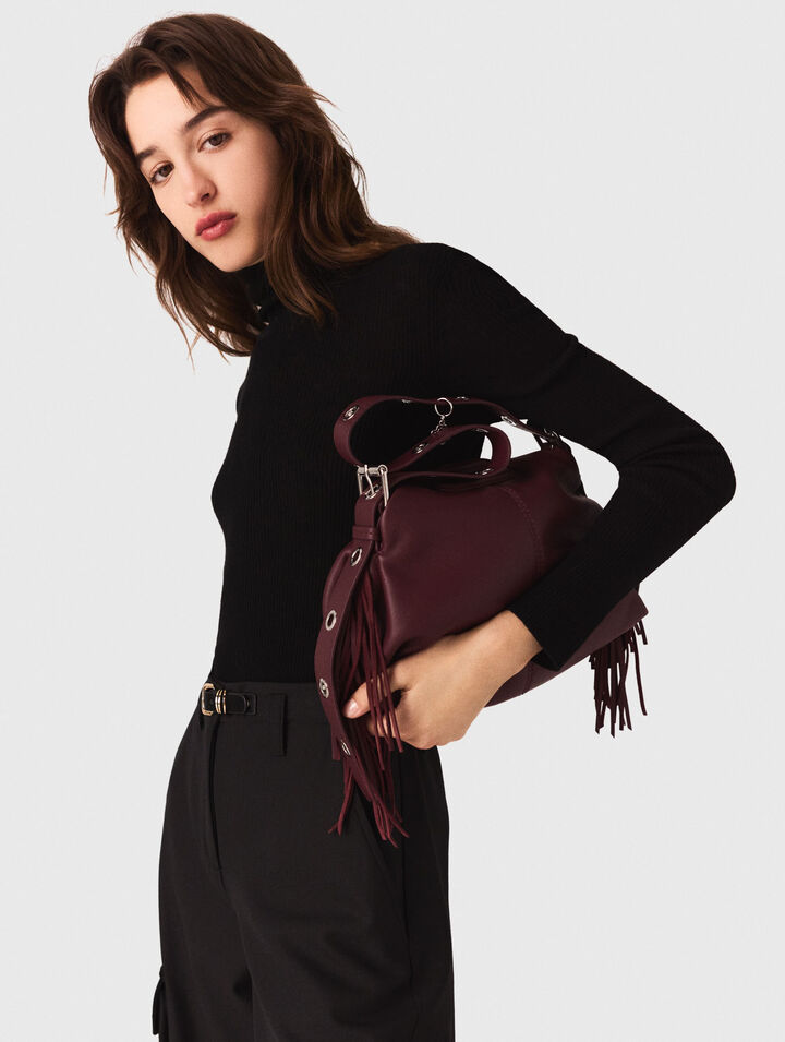 Bolso Miss M de cuero liso