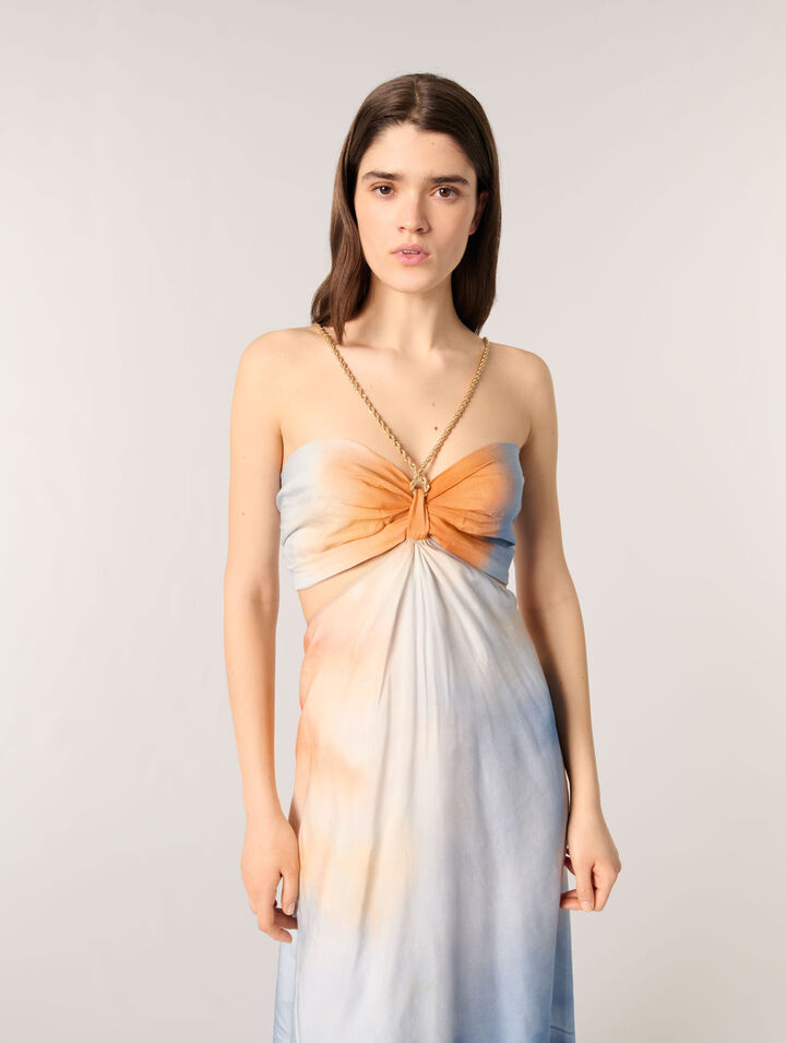 Vestido largo tie dye