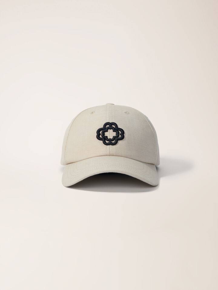 Gorra de lino y algodón