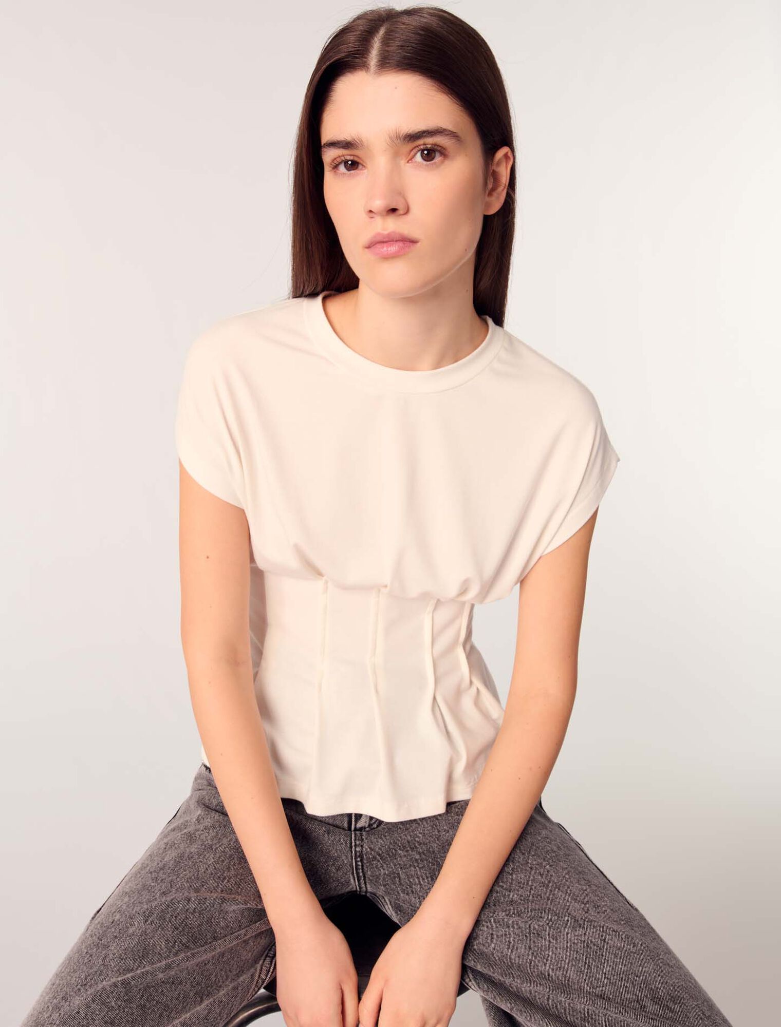 Camiseta con pinzas