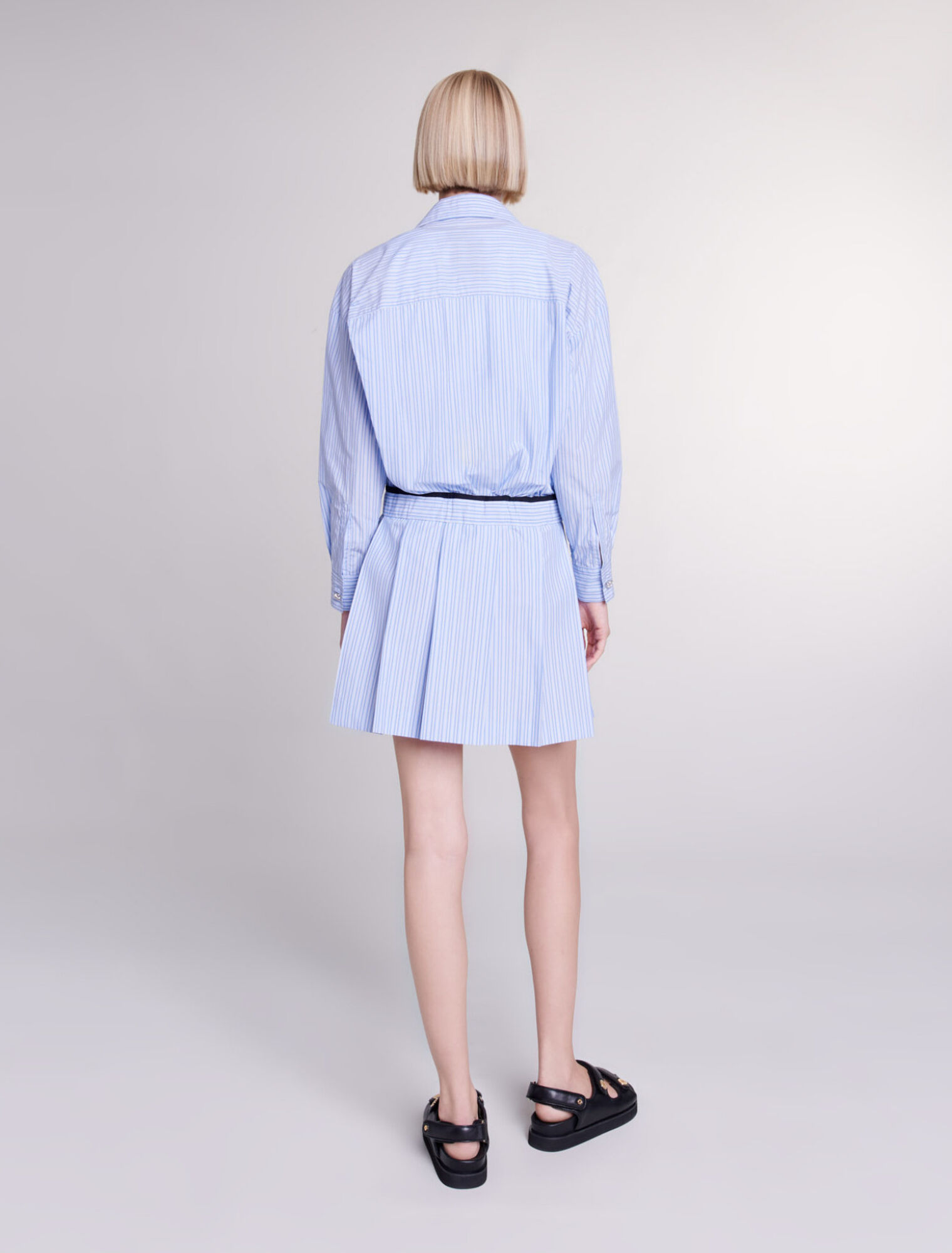 Vestido de camisa corto