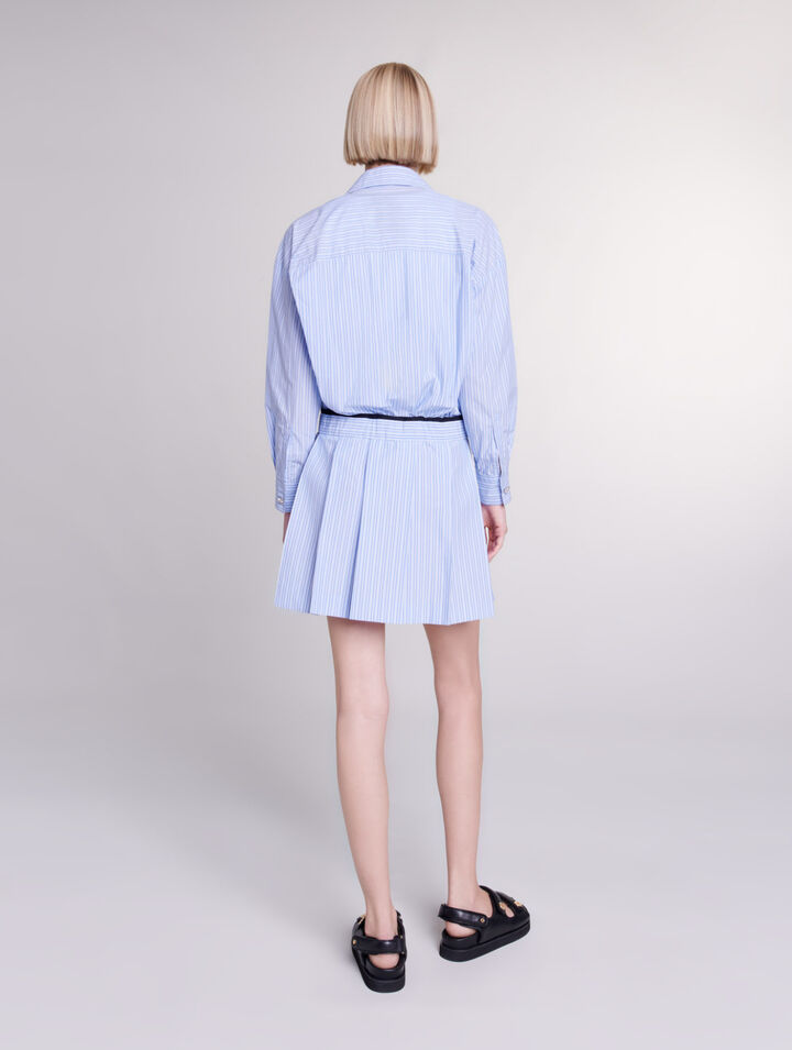 Vestido de camisa corto