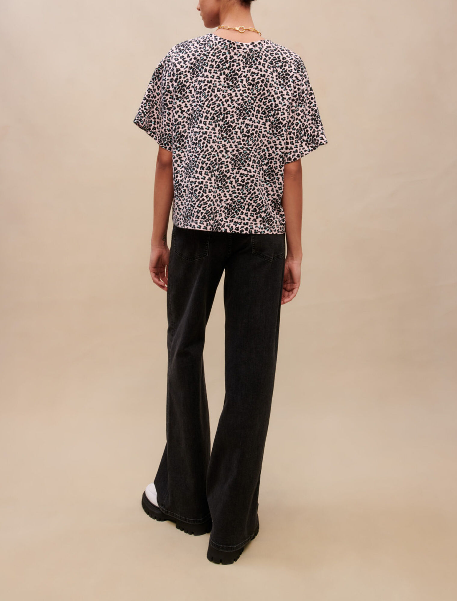 Camiseta de algodón con estampado