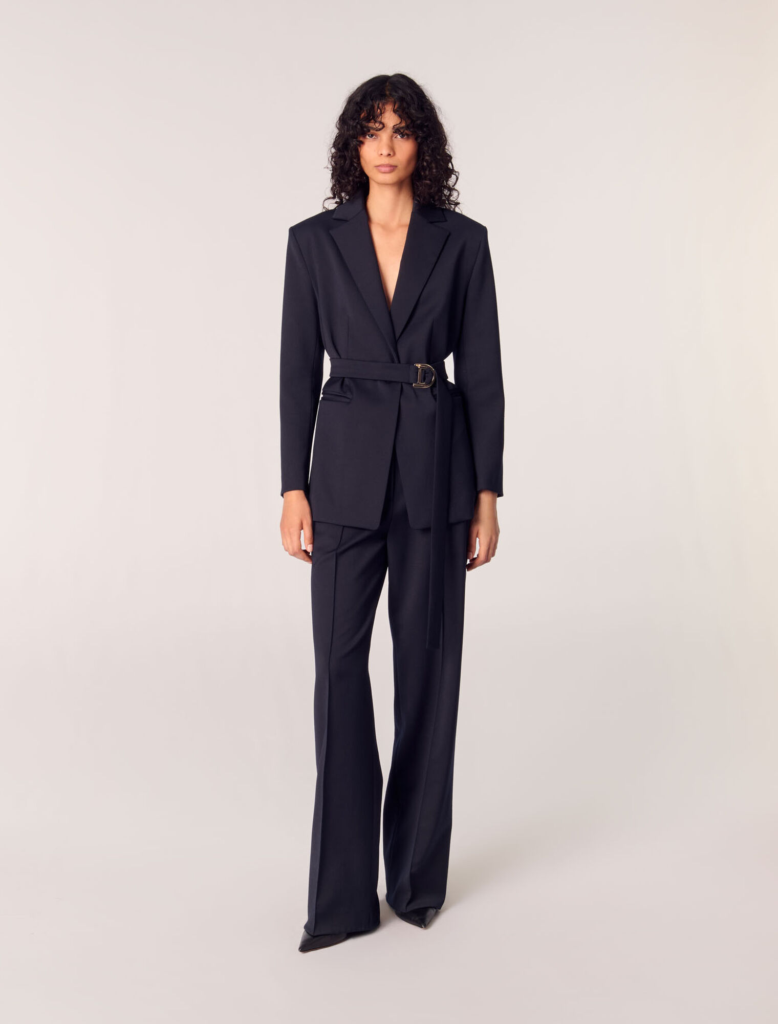 Chaqueta sastre con espalda plisada