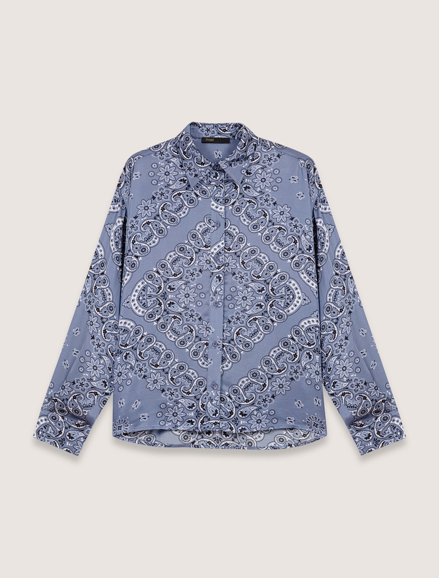 Camisa fluida estampada