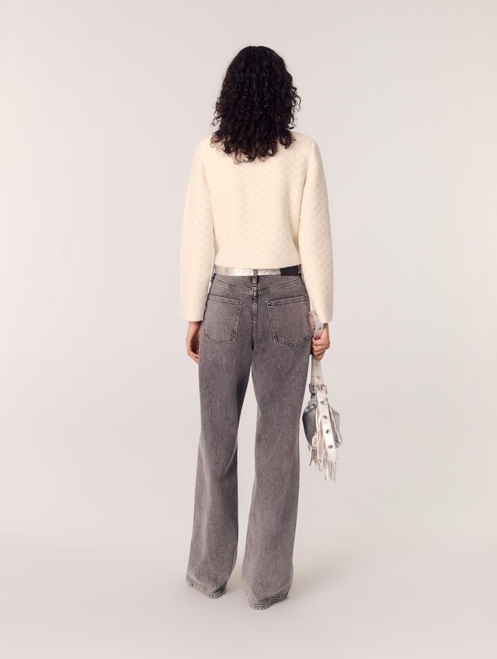 Cárdigan corto efecto tweed