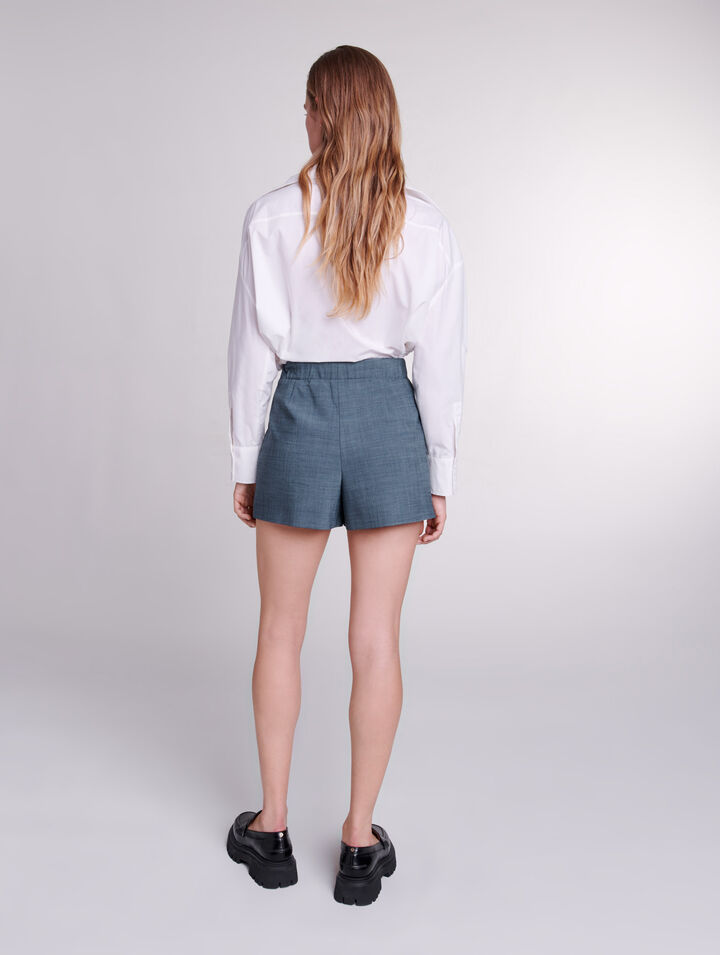Pantalón corto trampantojo