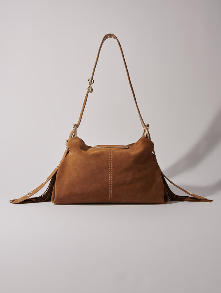 Bolso Miss M de gamuza