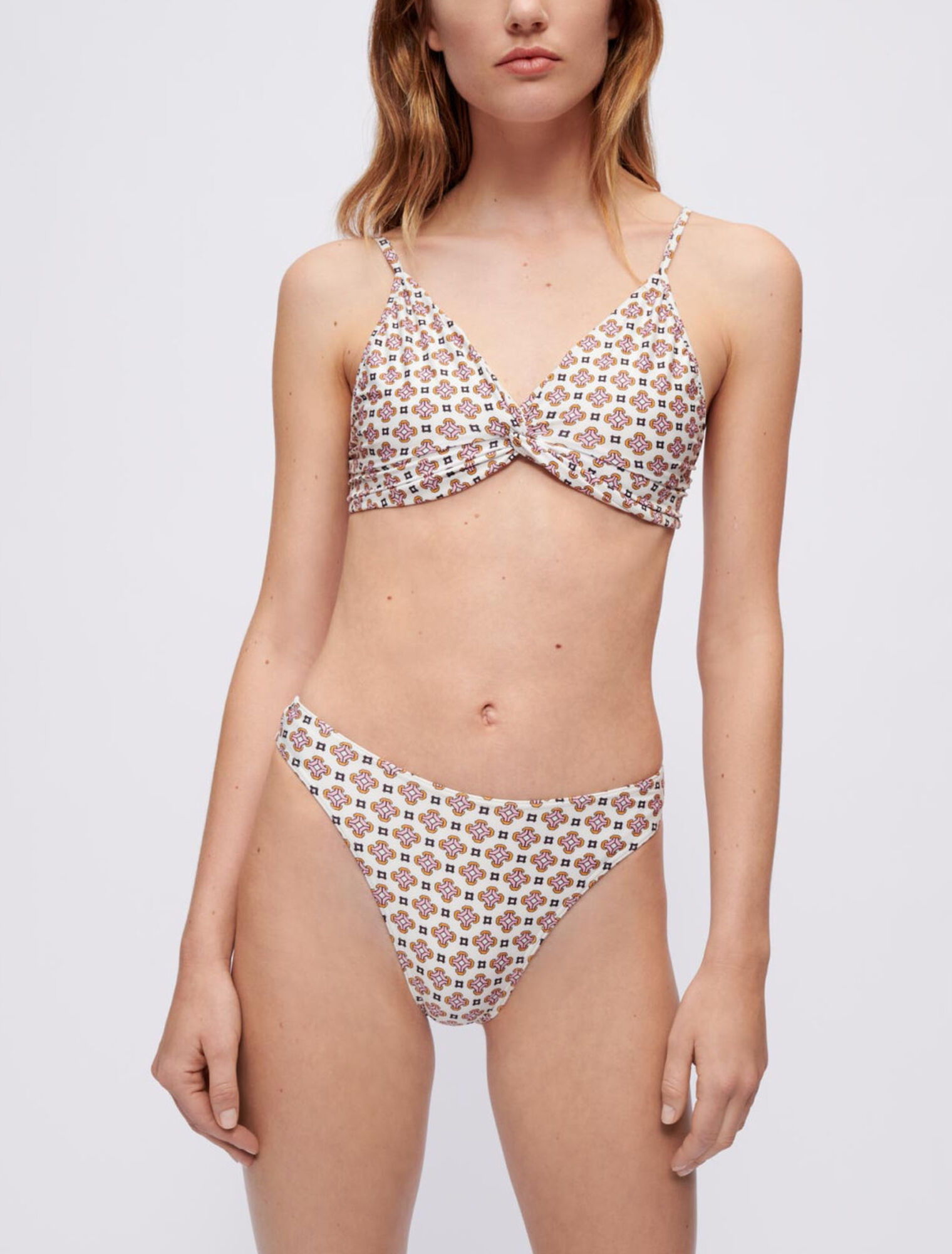 Bañador estampado de dos piezas