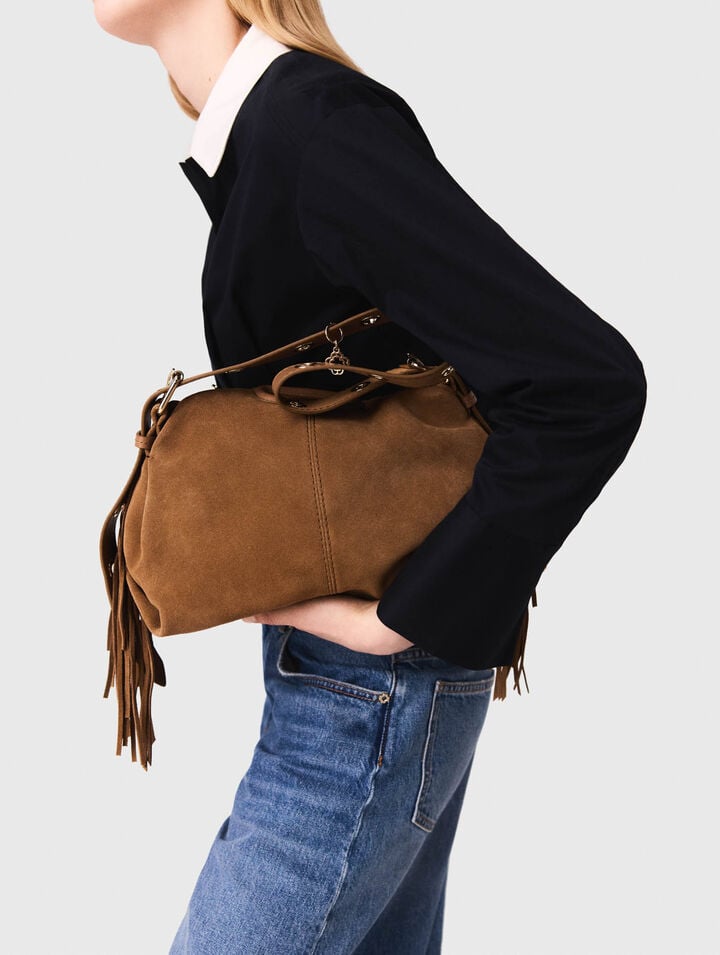 Bolso Miss M de gamuza