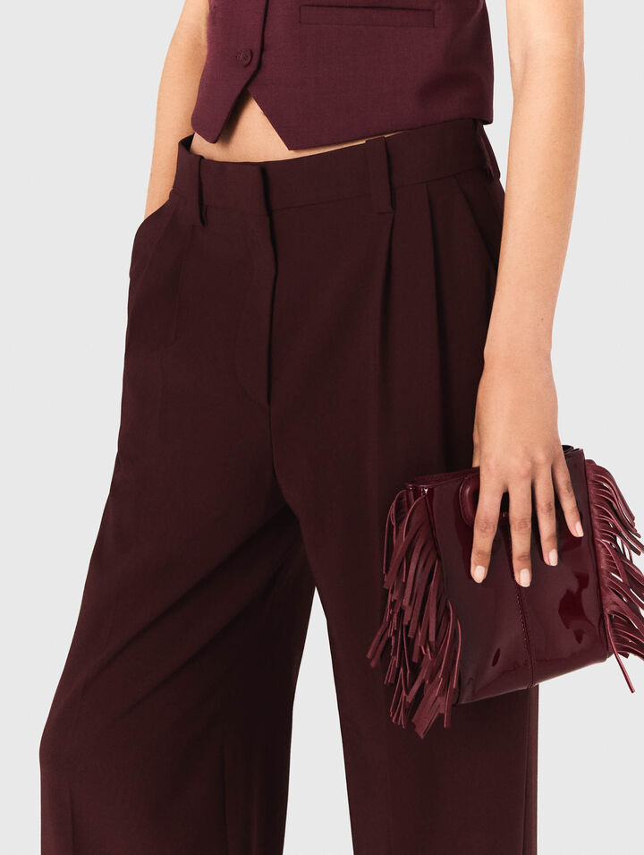 Bolso Miss M de cuero liso