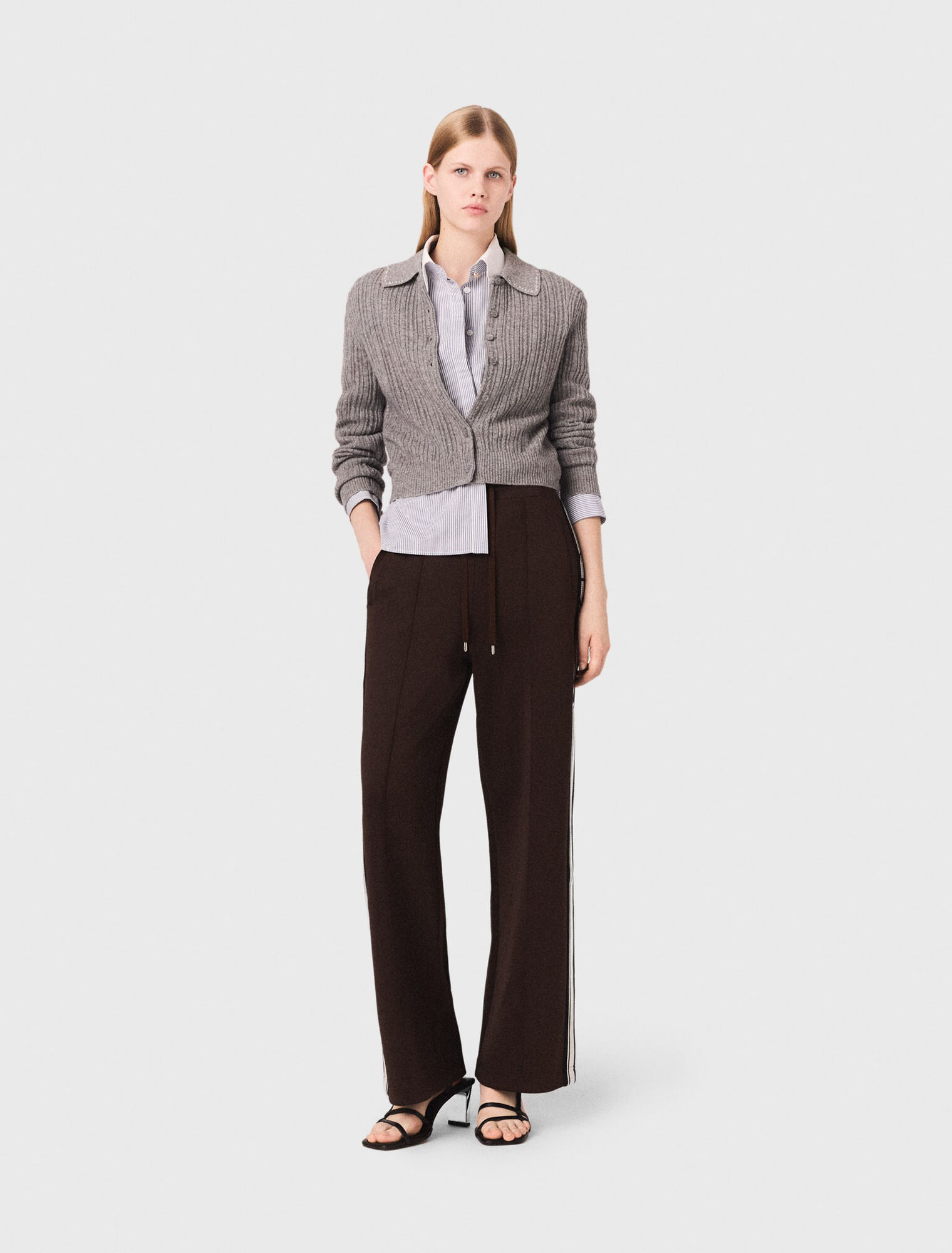 Pantalón con bandas rectas