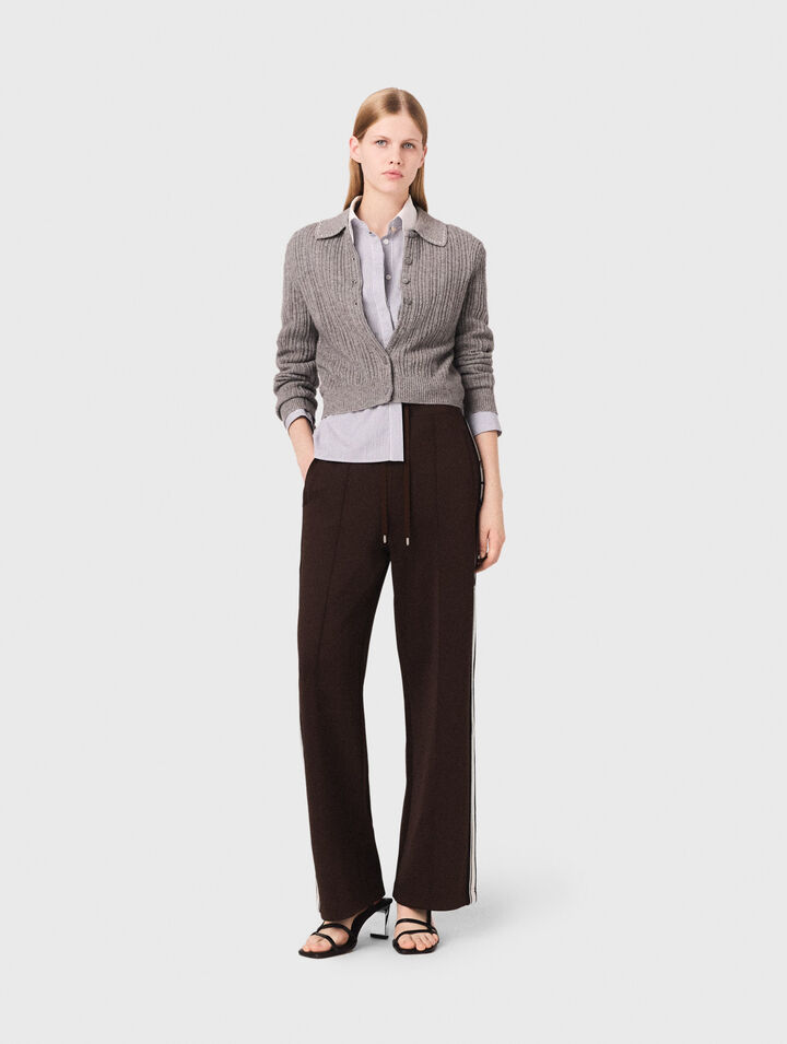 Pantalón con bandas rectas