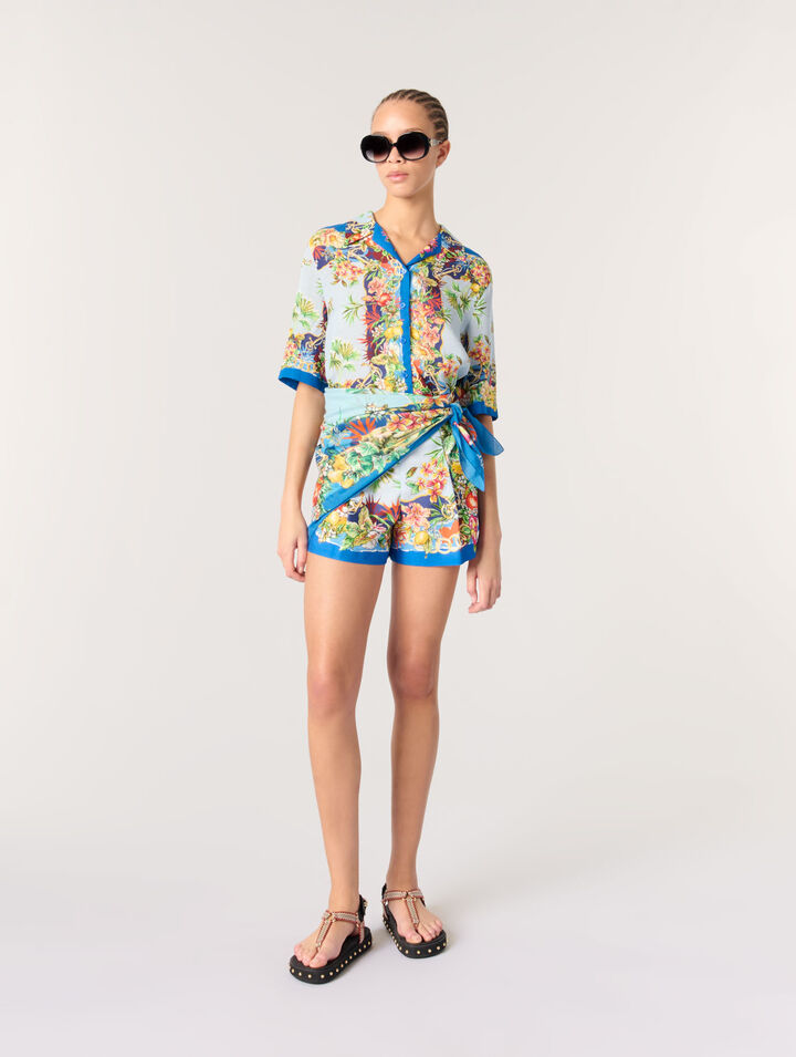 Short estampado