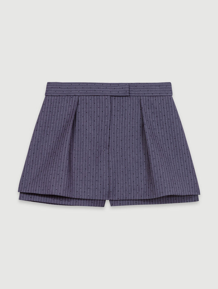 Pantalón corto trampantojo