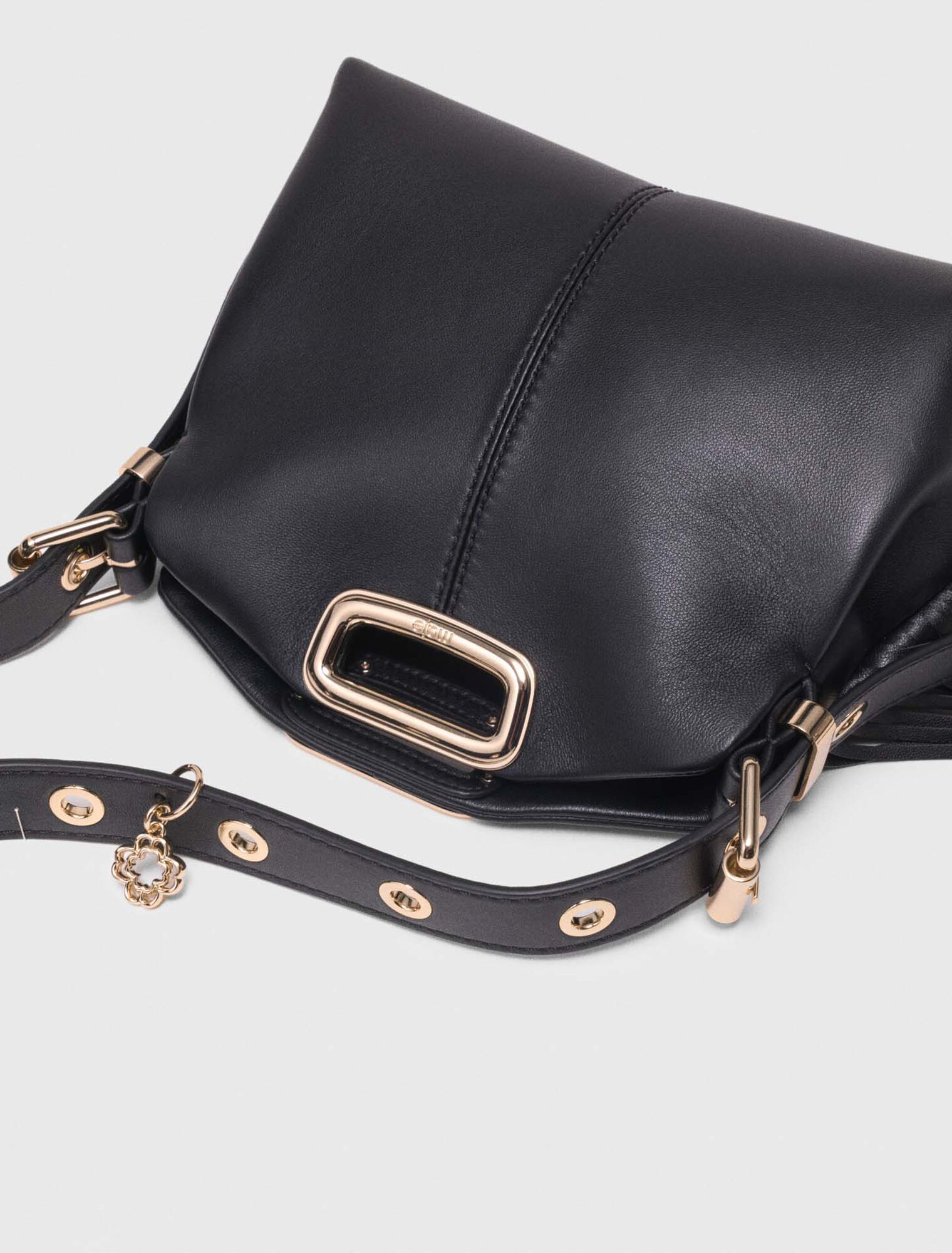 Bolso Miss M mini con asa dorada