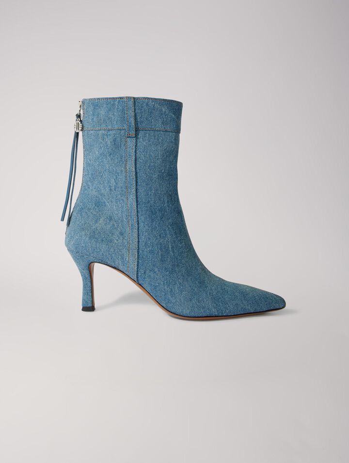 Botines vaqueros punta puntiaguda