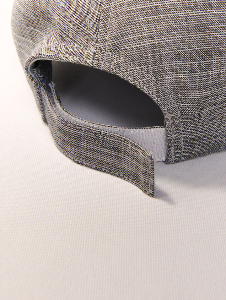 Gorra de algodón estampada