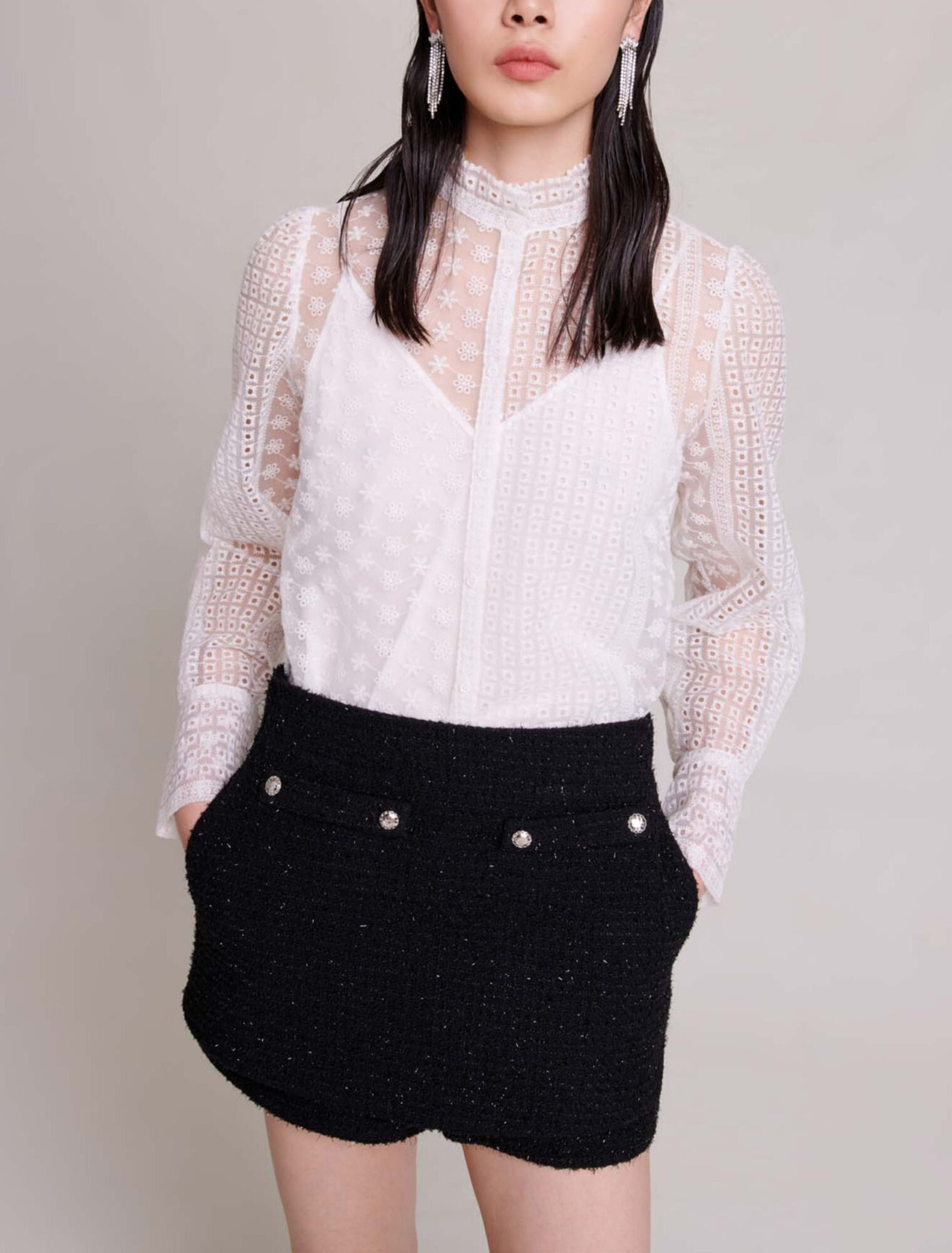 Camisa transparente