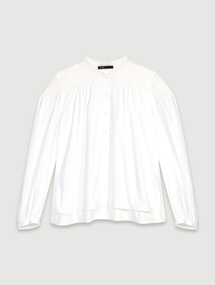 Camisa con encaje