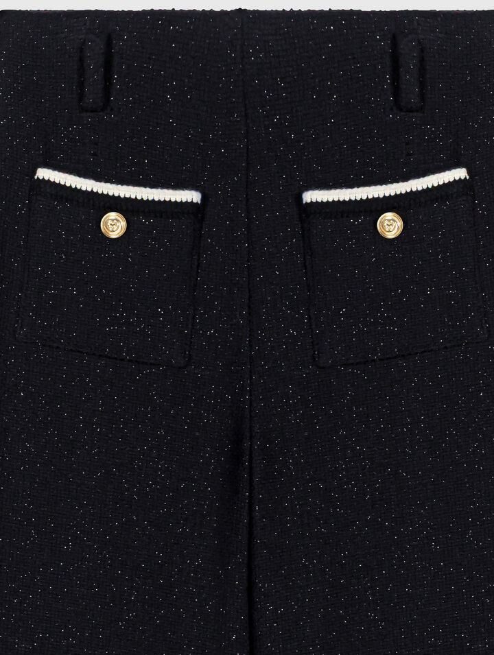 Pantal&oacute;n tweed lurex