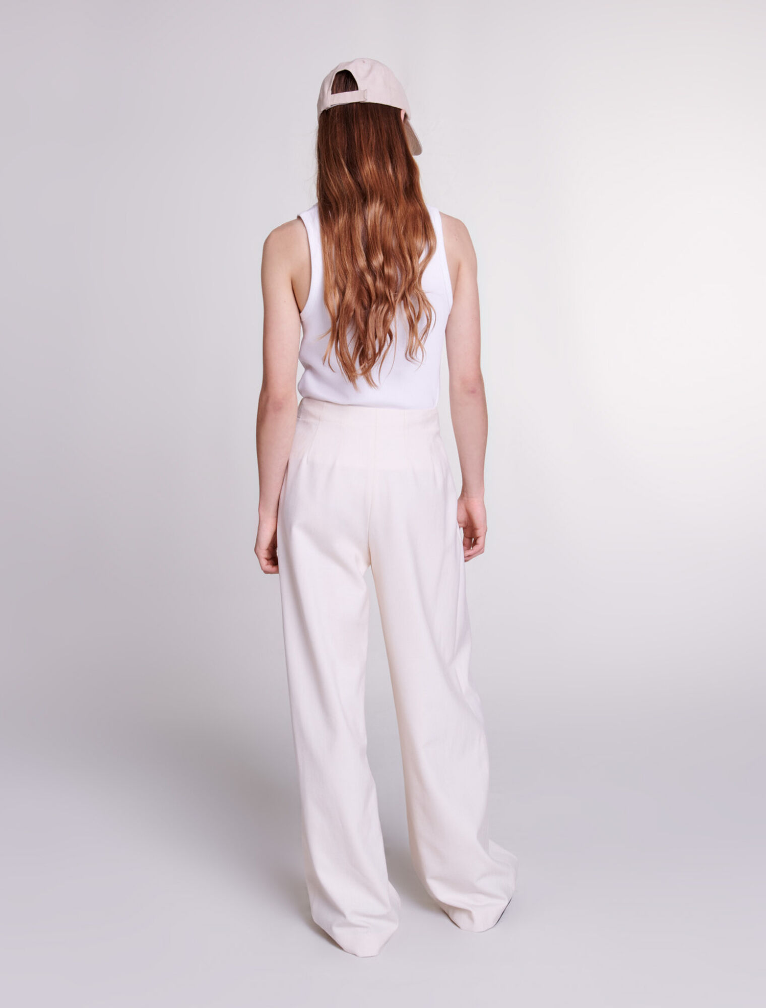 Pantalón de traje ancho