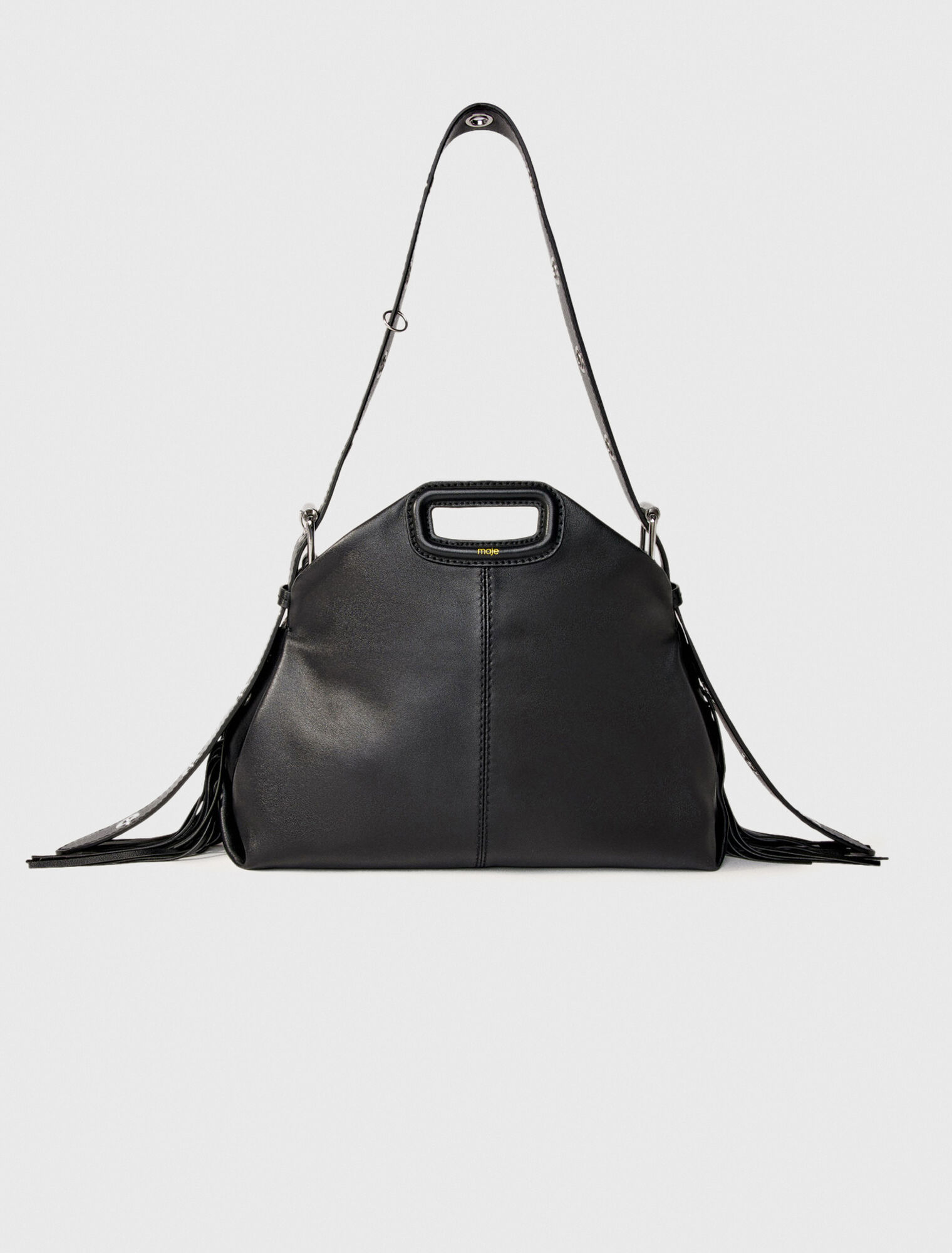 Bolso Miss M de cuero liso