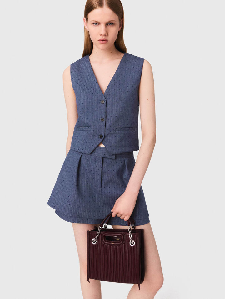 Chaqueta de traje con strass