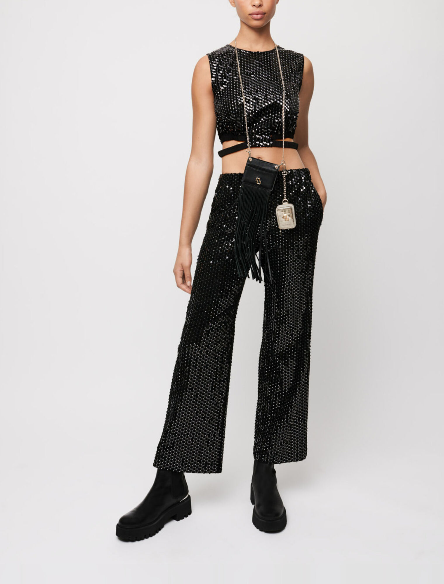 Pantalones de pierna ancha