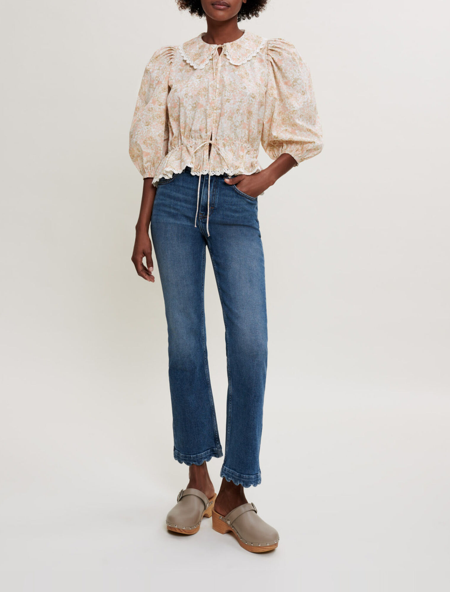 Camisa de algodón con estampado