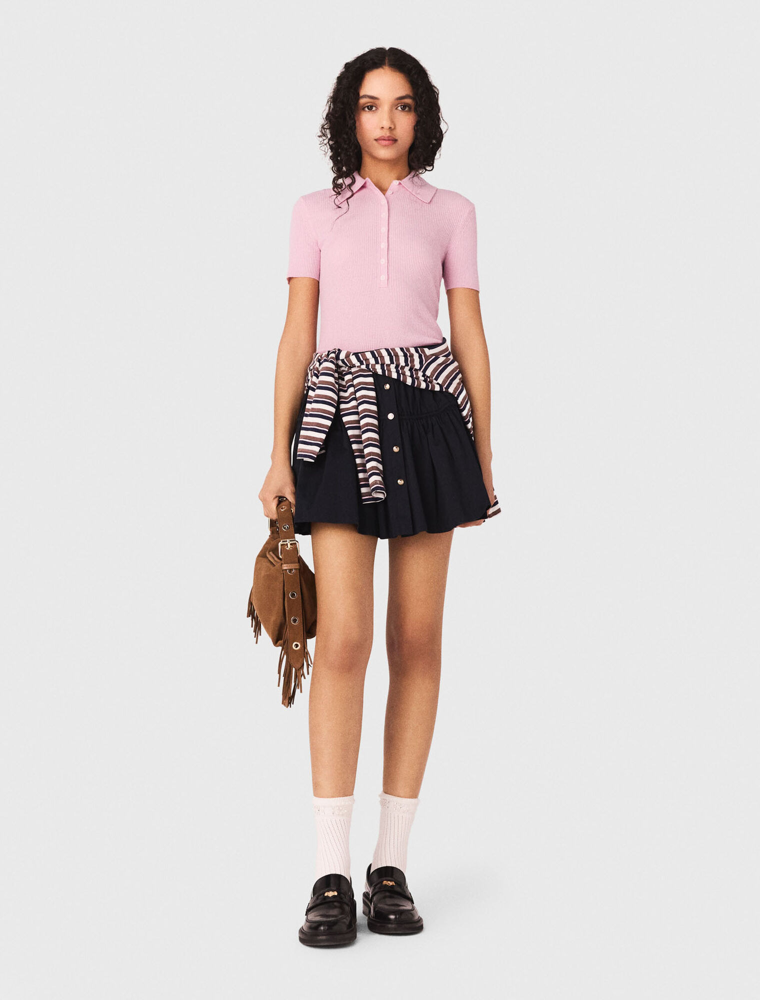 Jersey de canal&eacute; cuello polo