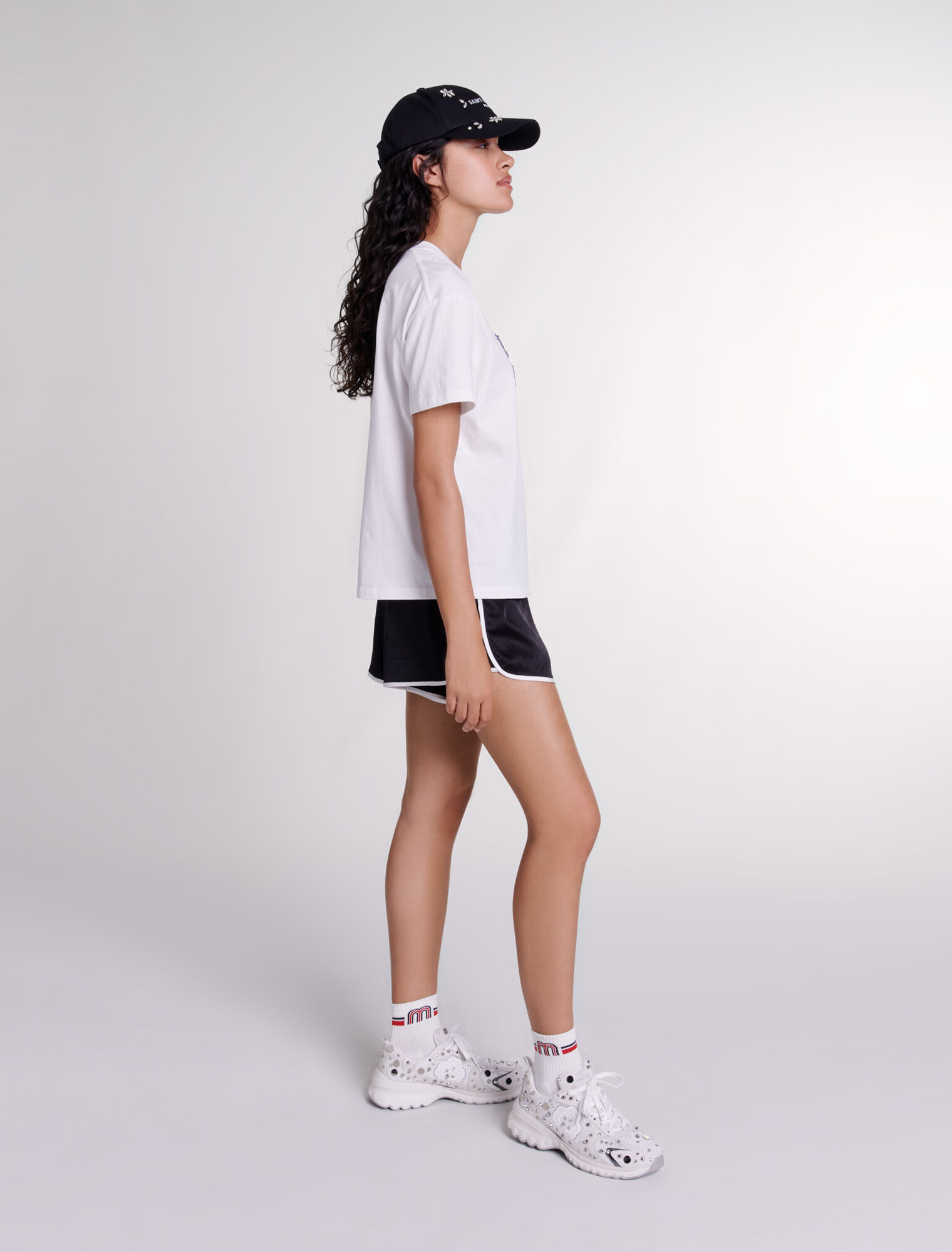 Camiseta «Maje Paris» con strass