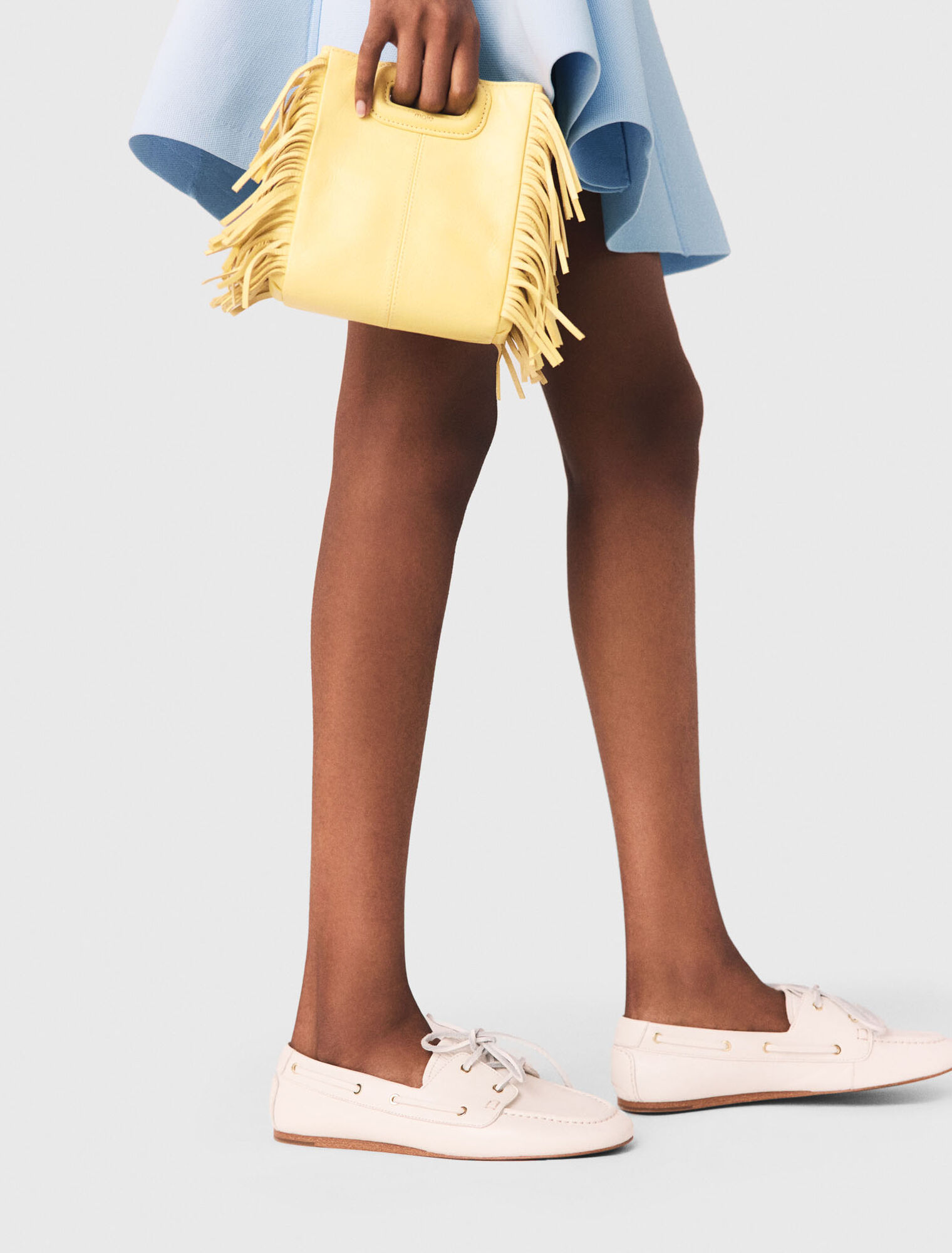 Bolso M Mini cuero craquelado mate