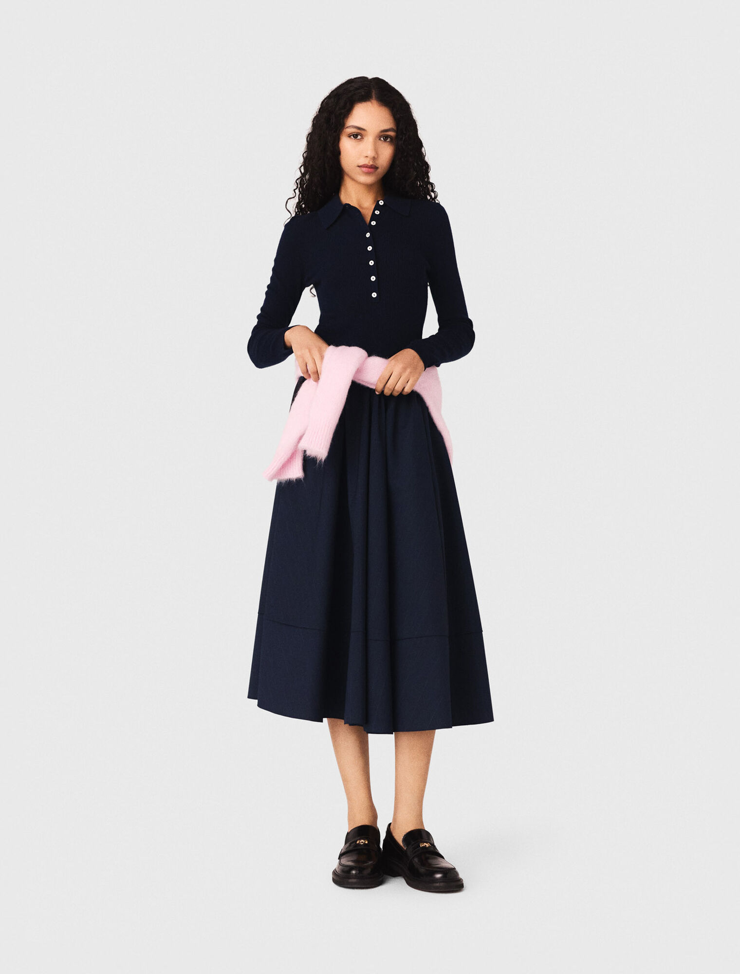 Jersey de canal&eacute; cuello polo