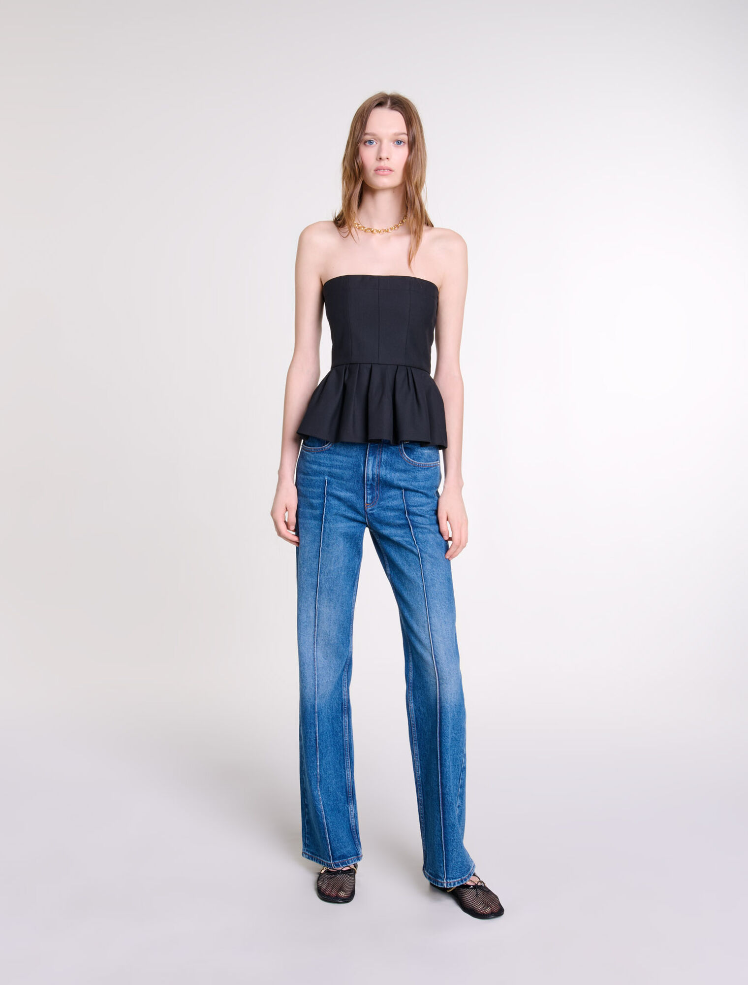 Top corpiño con faldón