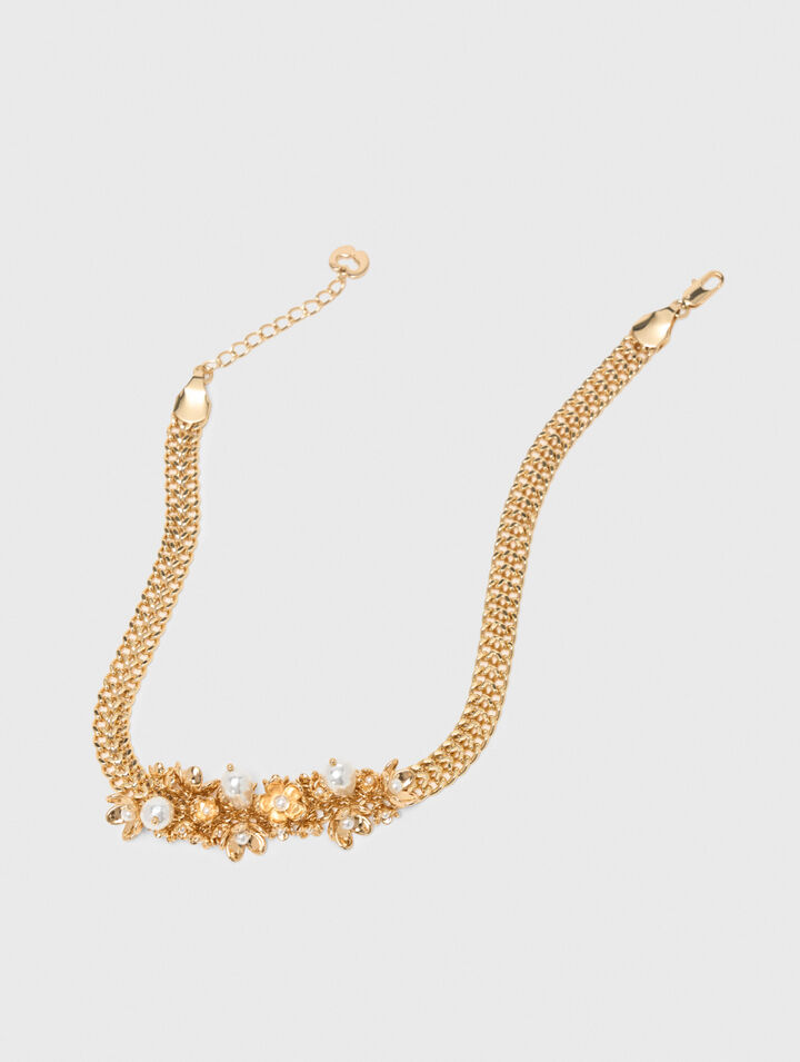 Collar asim&eacute;trico de cadena ancha