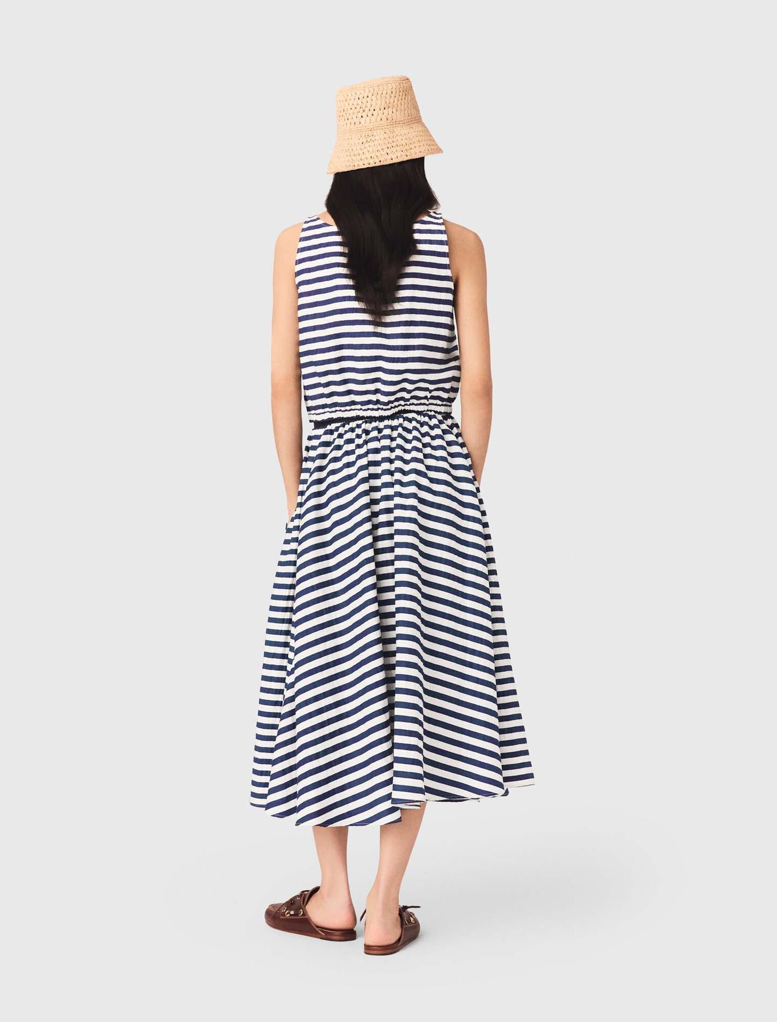 Top de mezcla de lino