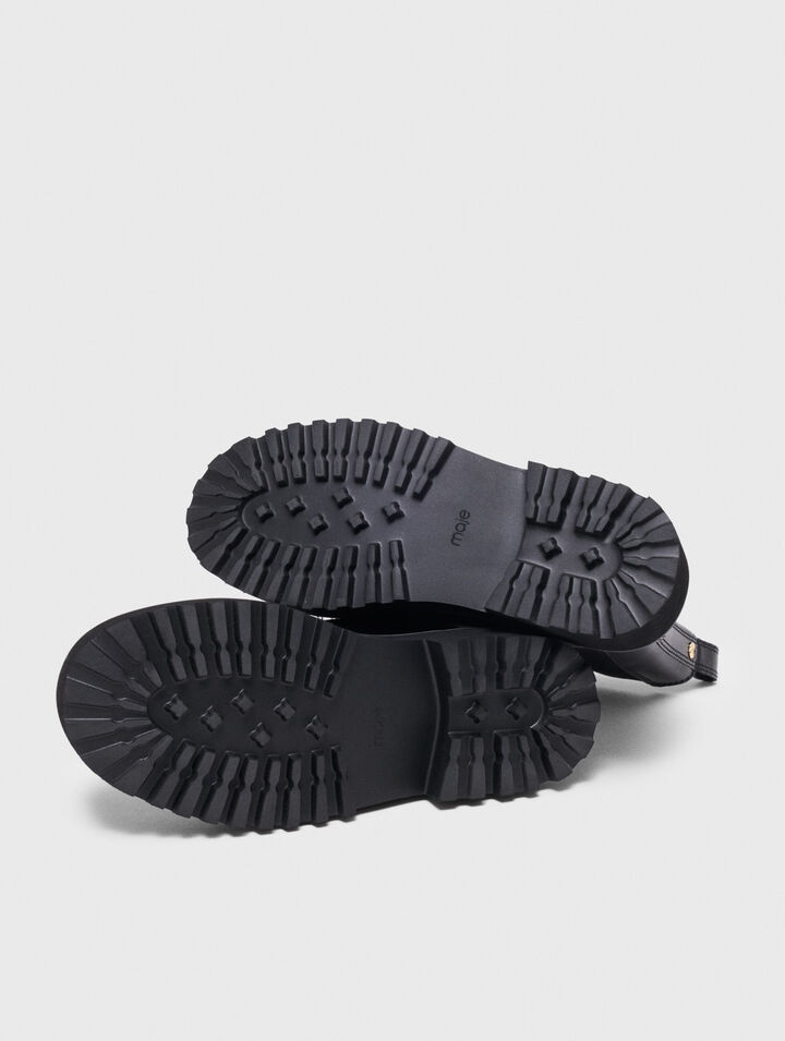 Botines Chelsea de piel