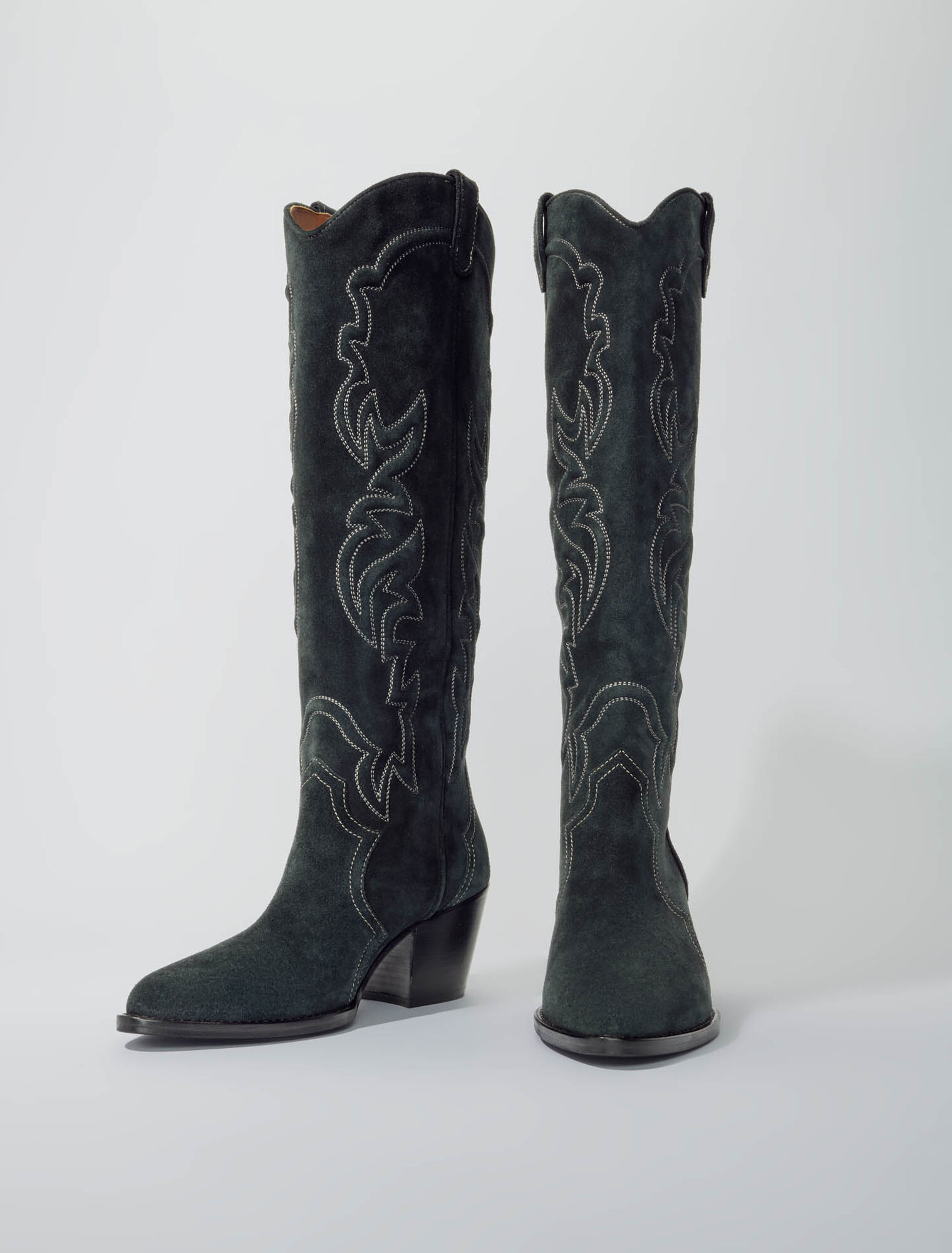 Botas cowboy de ante