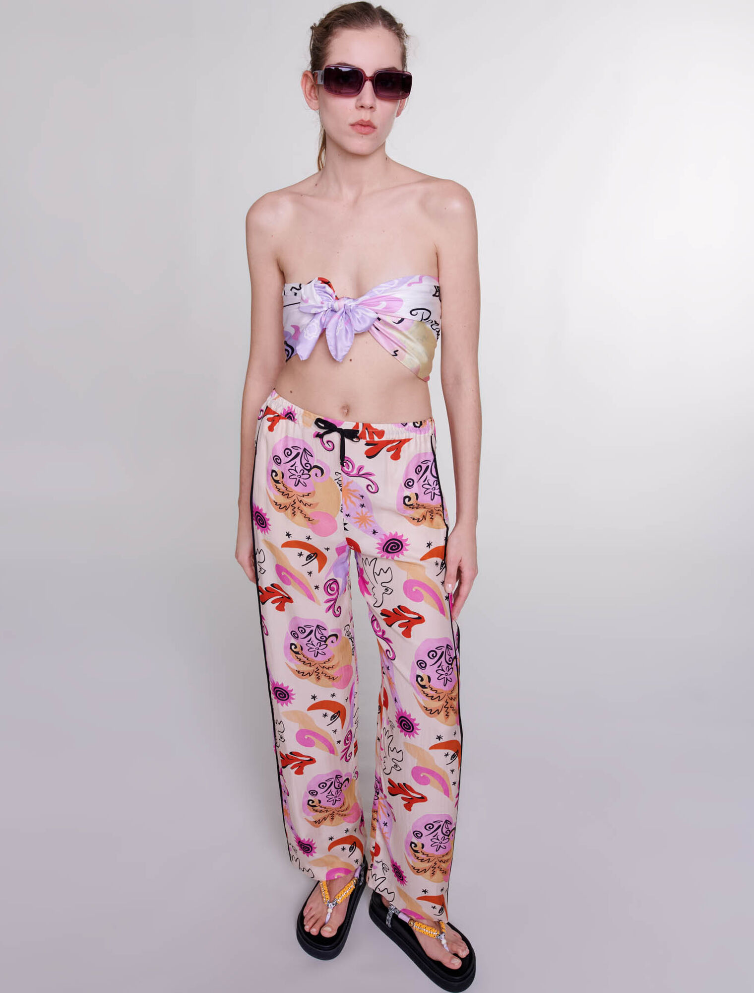 Pantalón de seda