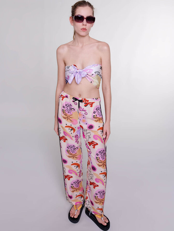 Pantalón de seda
