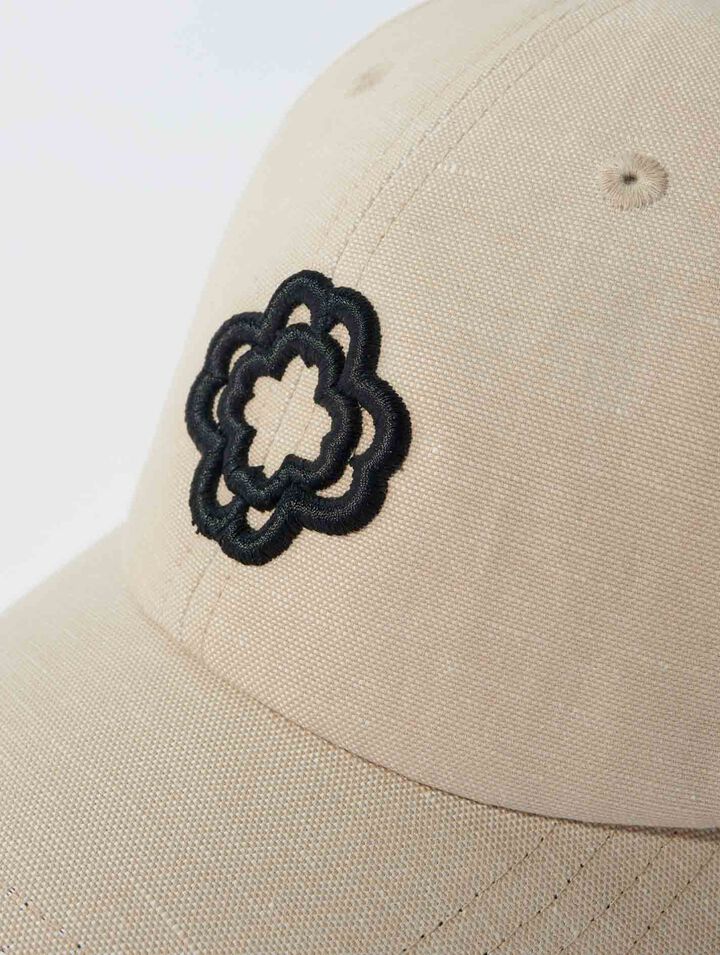 Gorra de lino y algodón