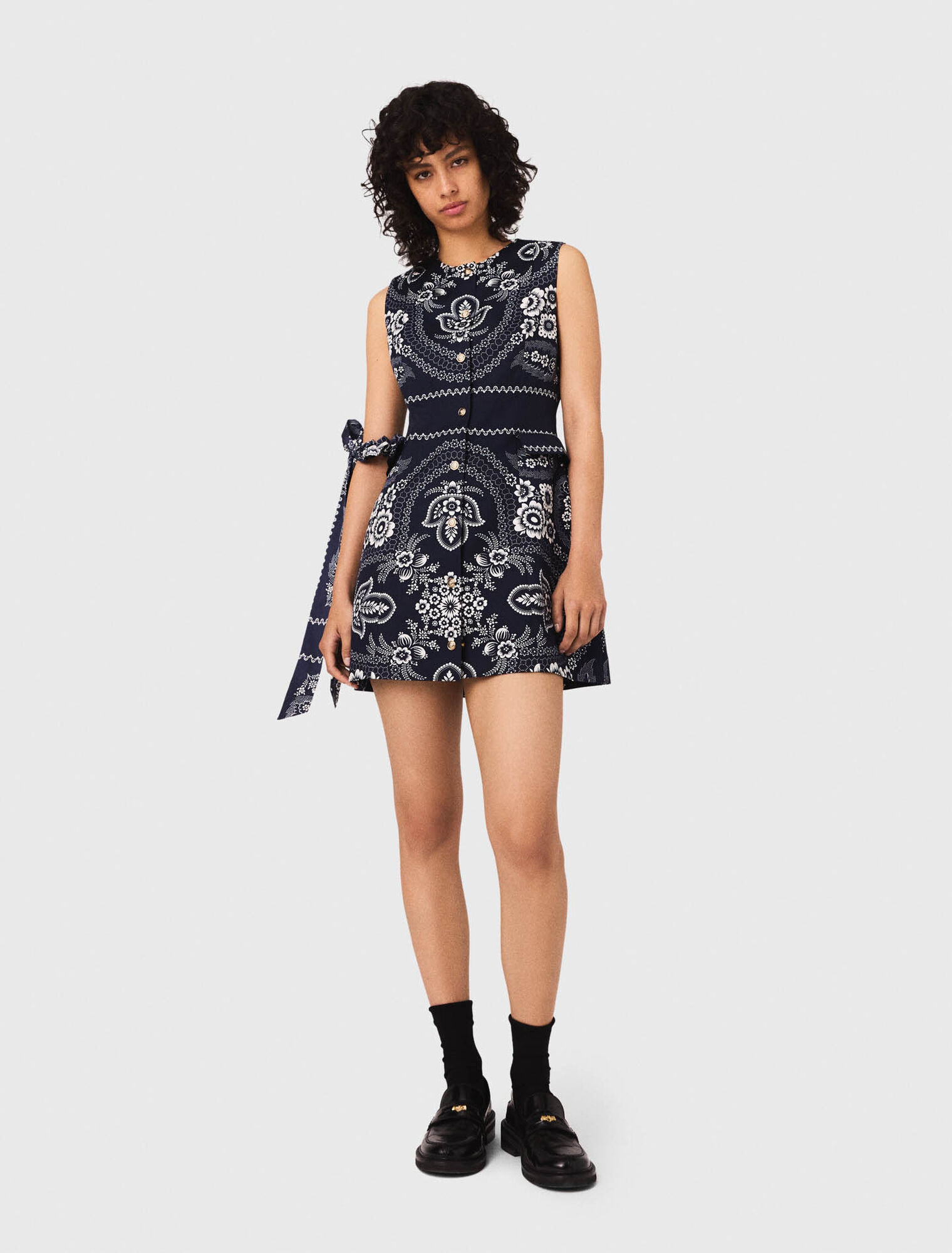 Vestido recto estampado