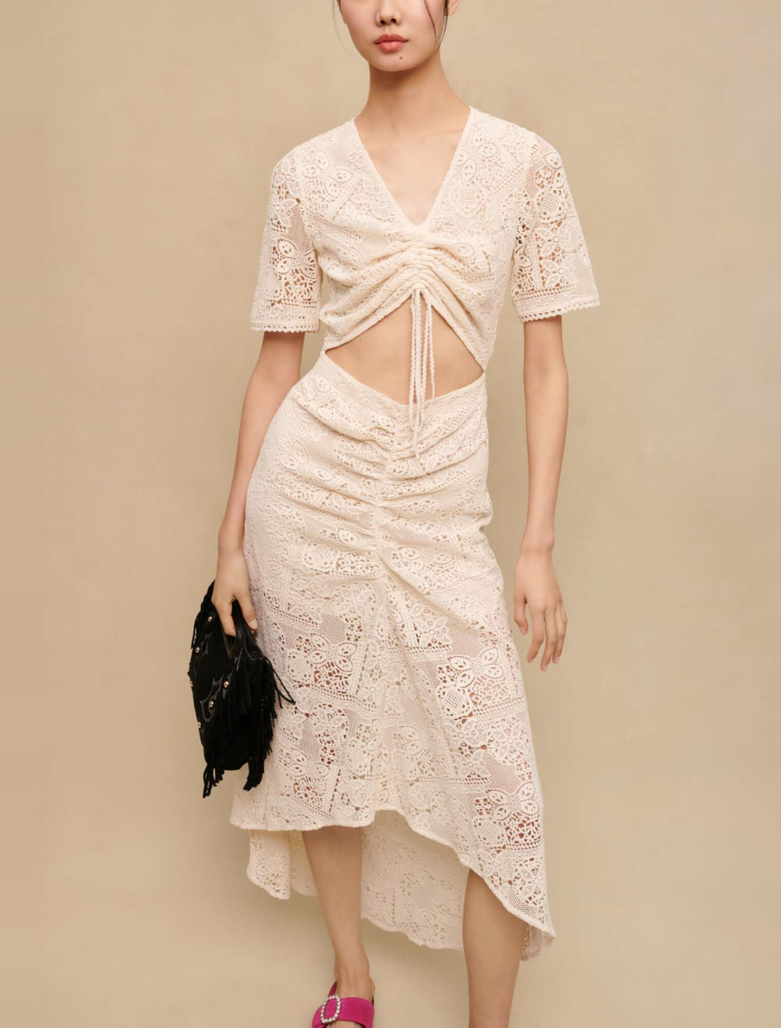 Vestido de crochet