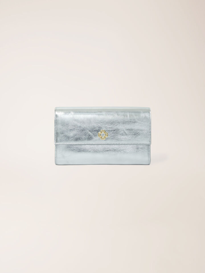 Bolso-cartera metalizado