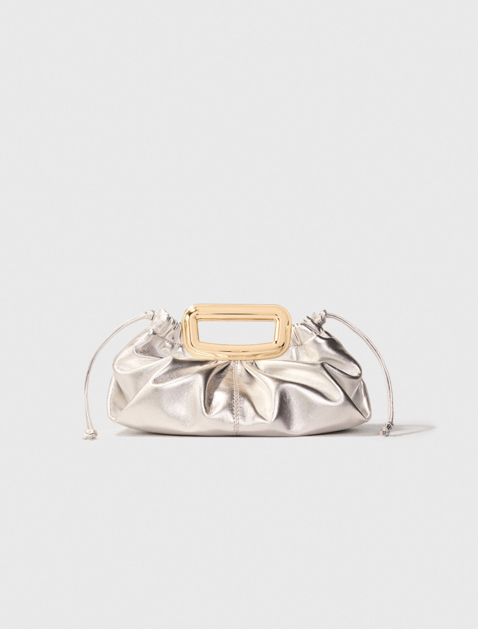 Clutch de piel metalizada